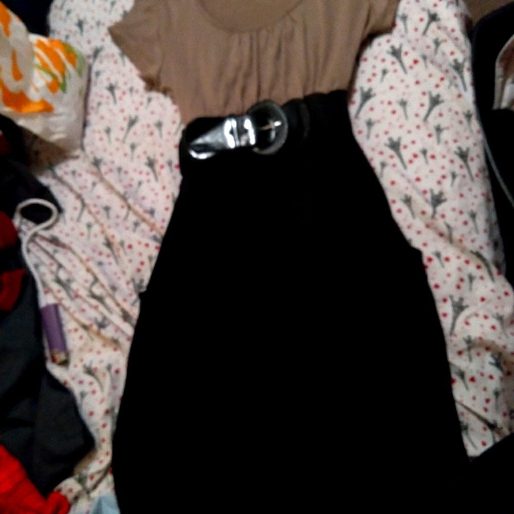 Dress with belt